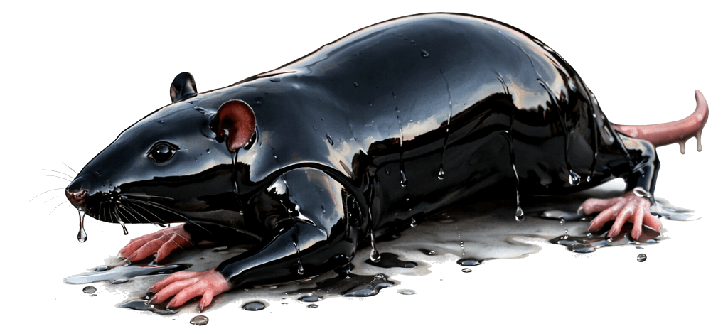 Wet rat illustration